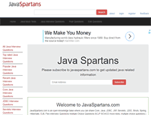 Tablet Screenshot of javaspartans.com